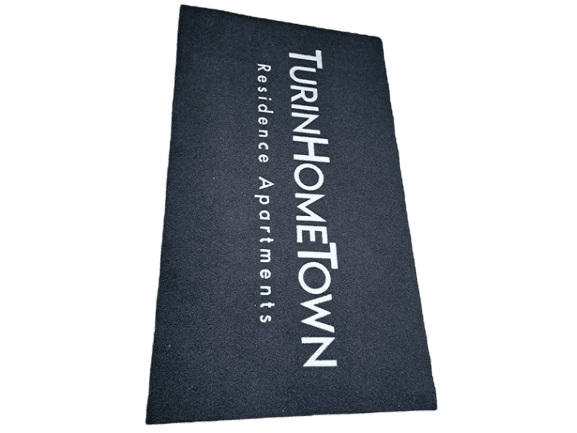 Zerbino Personalizzato Artigianale con logo o scritte tappeto con logo personalizzato online