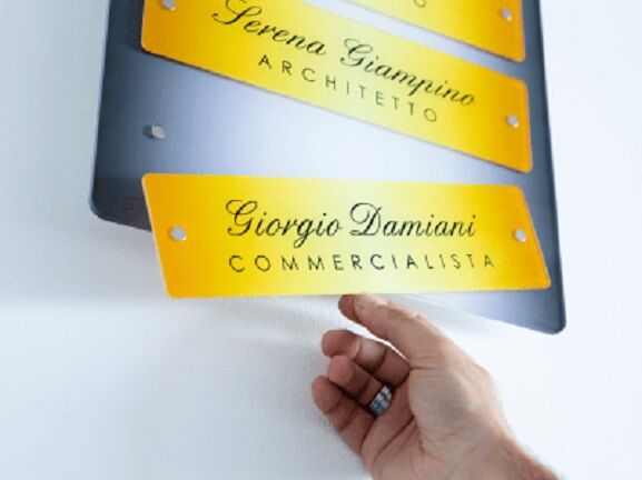 Targhe Studi e Avvocati (anche Commercialisti) targhette incise