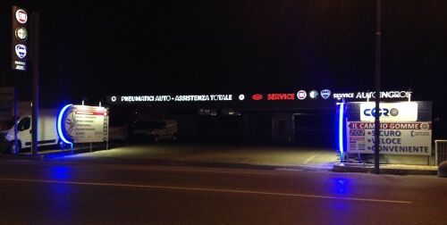 Insegne Personalizzate Insegna luminosa di assistenza auto