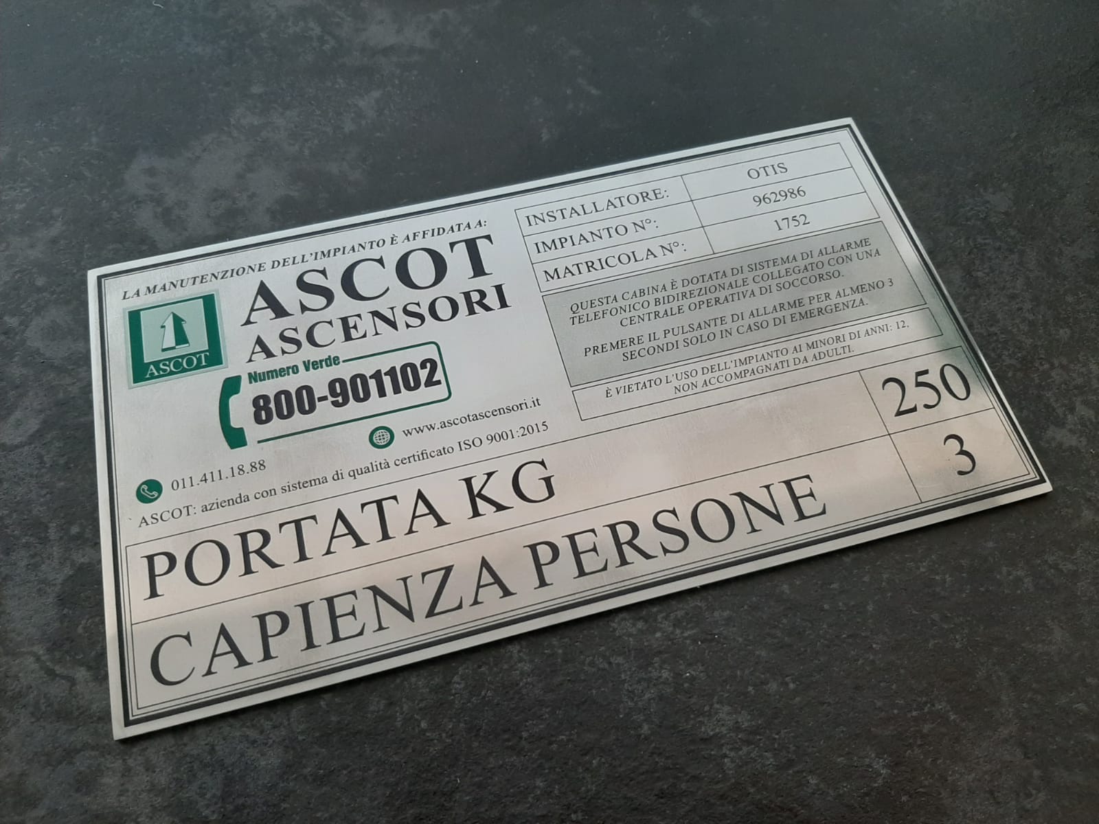 Targhe Personalizzate Targhe Personalizzate - immagine 7