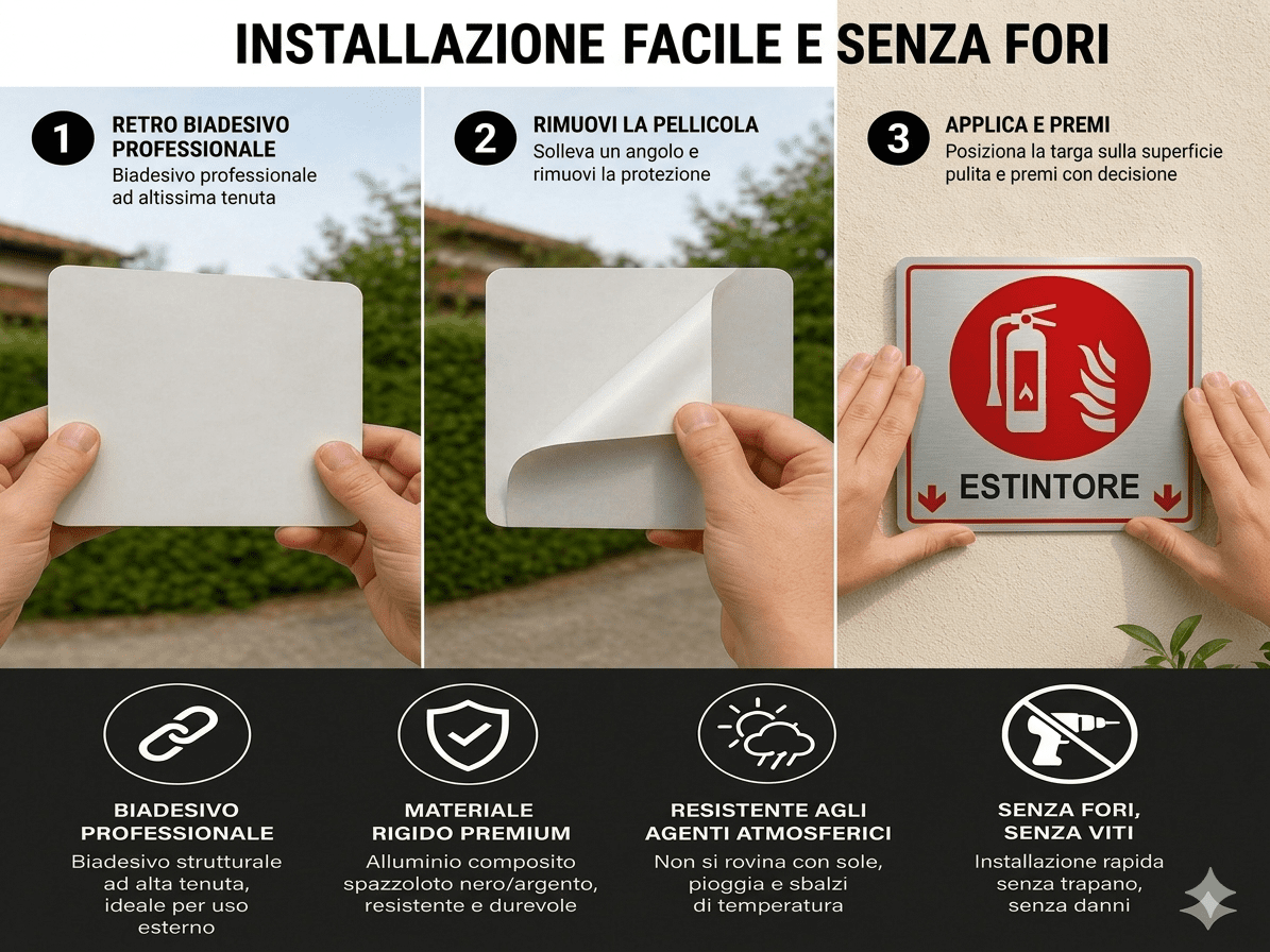 Targa Estintore Design Targa Estintore Design - immagine 3