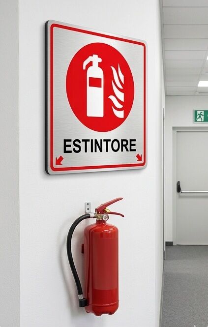 Targa Estintore Design Targa Estintore Design - immagine 2