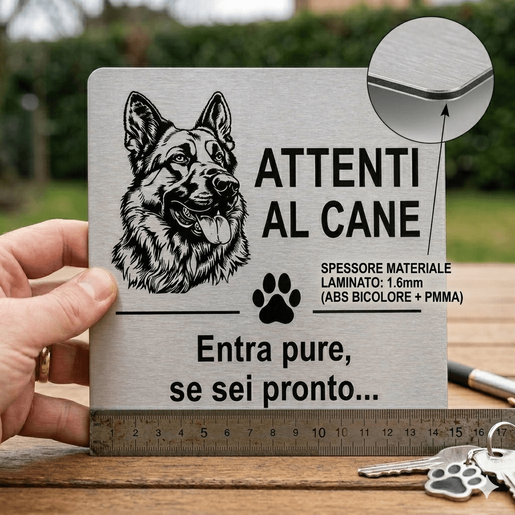 Targa Attenti al Cane Design targa attenti al cane design