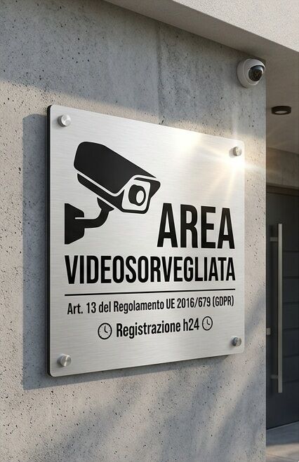 Targa videosorveglianza design targa videosorveglianza design
